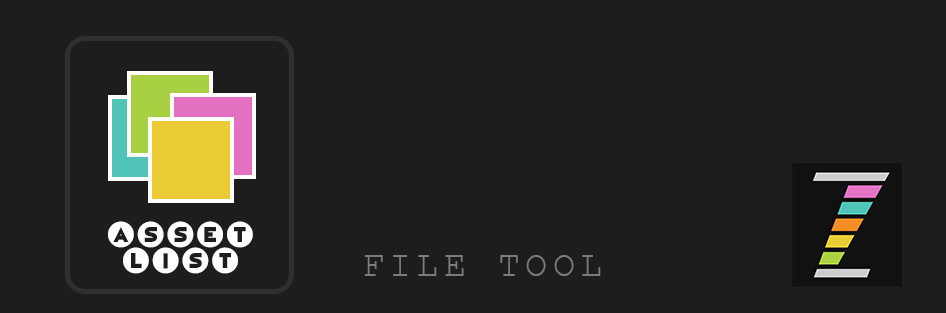 ZIMjs - ASSET LIST - file tool