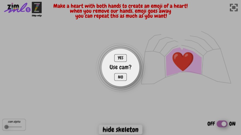 Zapp: make a heart(1) with both hands, heart Emoji(