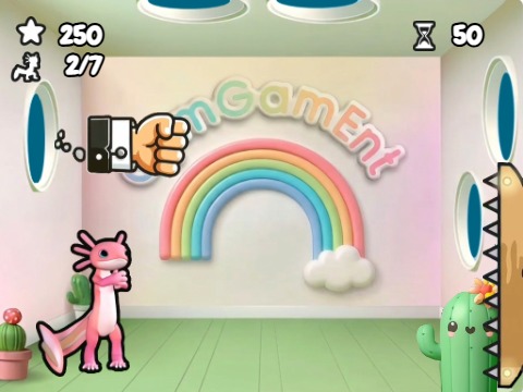 Zapp: GymGamEnt : hand+machine.animate()+cactus+monster(noSprites)(noCam) | ZIM JavaScript Canvas Framework - Code Creativity