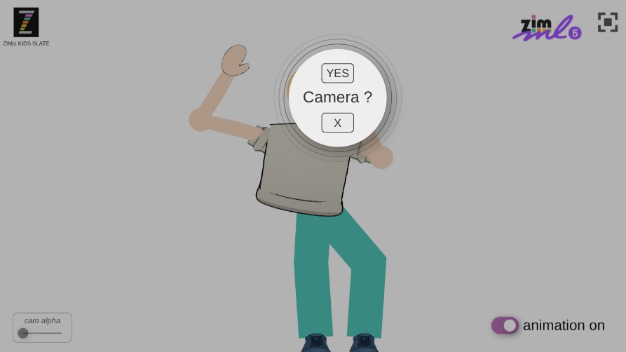 Zapp: make stickman arms+trowser : move legs+arms(wanten) en legs fixed down | ZIM JavaScript Canvas Framework - Code Creativity