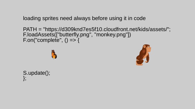 Zapp: first F.loadAssets([
