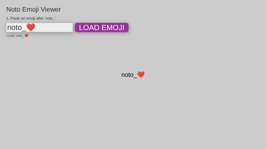 Zapp: ZIM can not load noto_emoij: paste emoji + button show Emoji (no recolor) | ZIM JavaScript Canvas Framework - Code Creativity