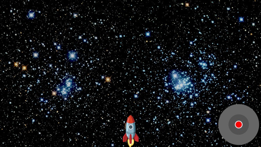 Zapp: noto_rocket zimjs.org/020/dpad with scroller  | ZIM JavaScript Canvas Framework - Code Creativity
