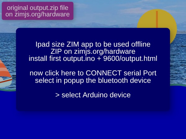 Zapp: Noto_emoji sailboat with imgur ocean water - Arduino code - ipad version | ZIM JavaScript Canvas Framework - Code Creativity