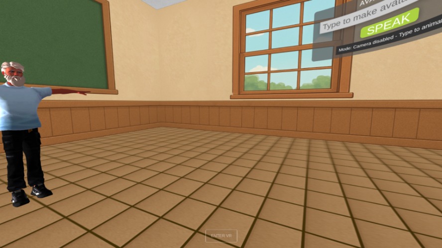 Zapp: MetaHuman Mercator 3D : mouth + talk : in a room + ENTER VR (fly) | ZIM JavaScript Canvas Framework - Code Creativity