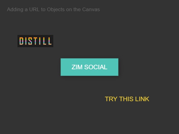 Zapp: <span style=color:#995599>Bits</span><br>Adding a URL Link | ZIM JavaScript Canvas Framework - Code Creativity