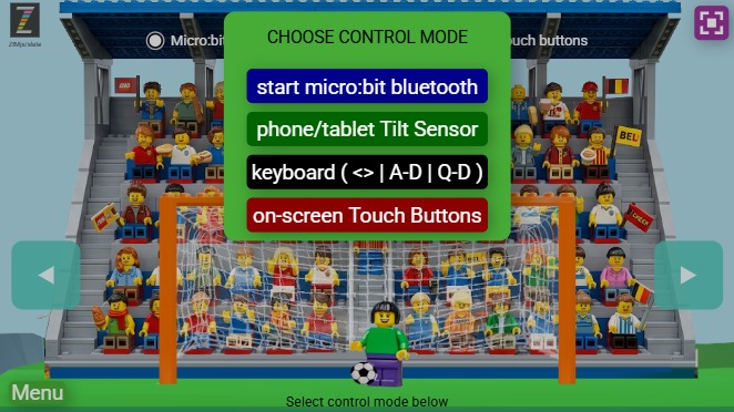 Zapp: TILTpane+microbit Pic(legoball): paddle <>|sensorMobile|touch + radiobtns | ZIM JavaScript Canvas Framework - Code Creativity