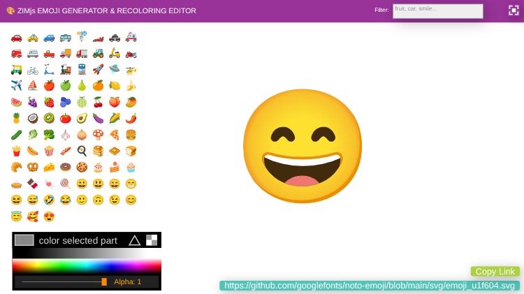 Zapp: ZIM can not load github noto_emoij: paste emoji + noto_emoji.svg noRecolor | ZIM JavaScript Canvas Framework - Code Creativity