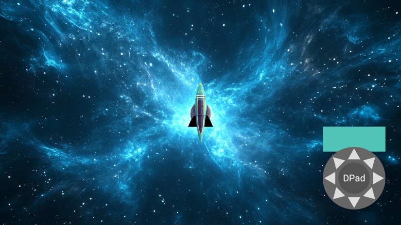 Zapp: triangle moves with DPad : follow the angle of the postition of Dpad (org.) | ZIM JavaScript Canvas Framework - Code Creativity