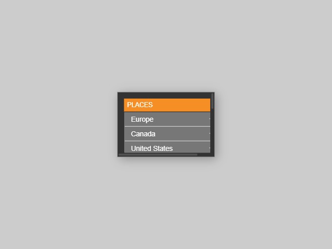 Zapp: accordion list in window | ZIM JavaScript Canvas Framework - Code Creativity