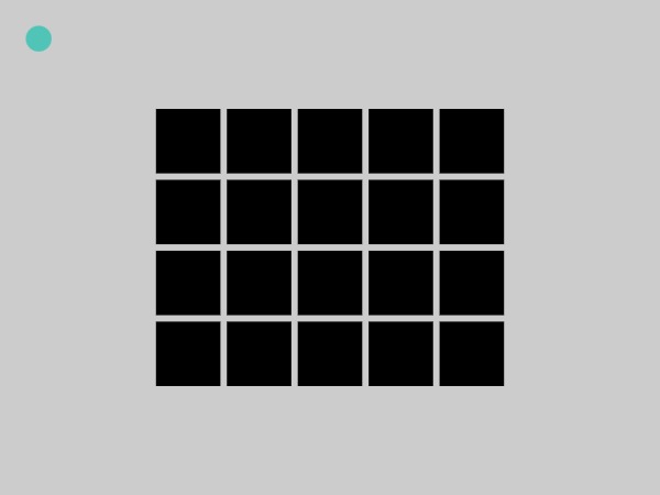 Zapp: <span style=color:#995599>Cheat Sheet</span><br>hitTestGrid Method (Fast) Example for the ZIM cheat sheet | ZIM JavaScript Canvas Framework - Code Creativity