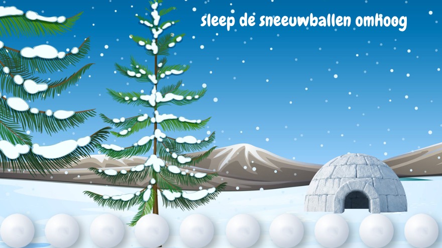 Zapp: sneeuwbal.clone().drag(S): i.imgur..png backing nature22.jpg + physics (+iglo) | ZIM JavaScript Canvas Framework - Code Creativity