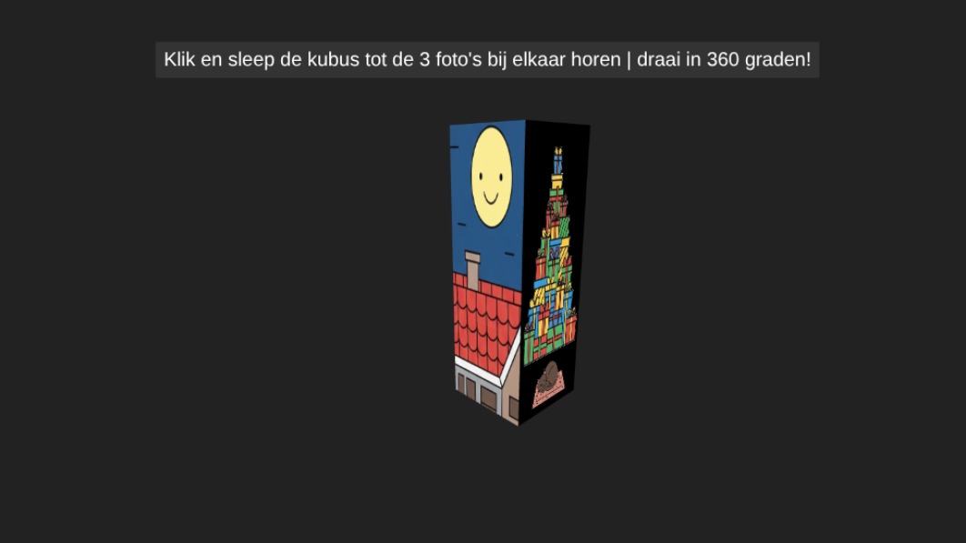 Zapp: Sint puzzel blokken: klik+sleep foto van blokken op goede plaats (+bgBlack) | ZIM JavaScript Canvas Framework - Code Creativity