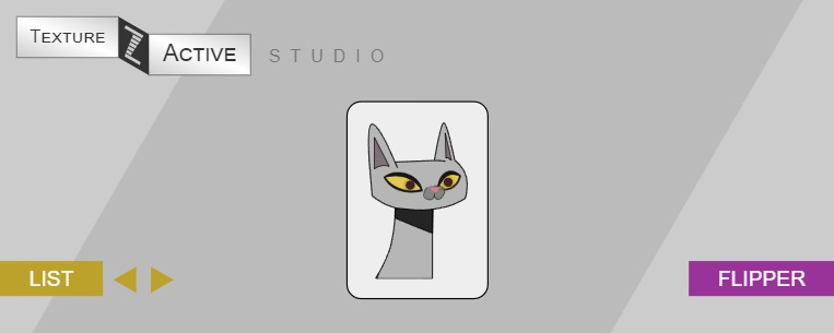 Zapp: <span style=color:#995599>TextureActive</span><br>Flipper | ZIM JavaScript Canvas Framework - Code Creativity