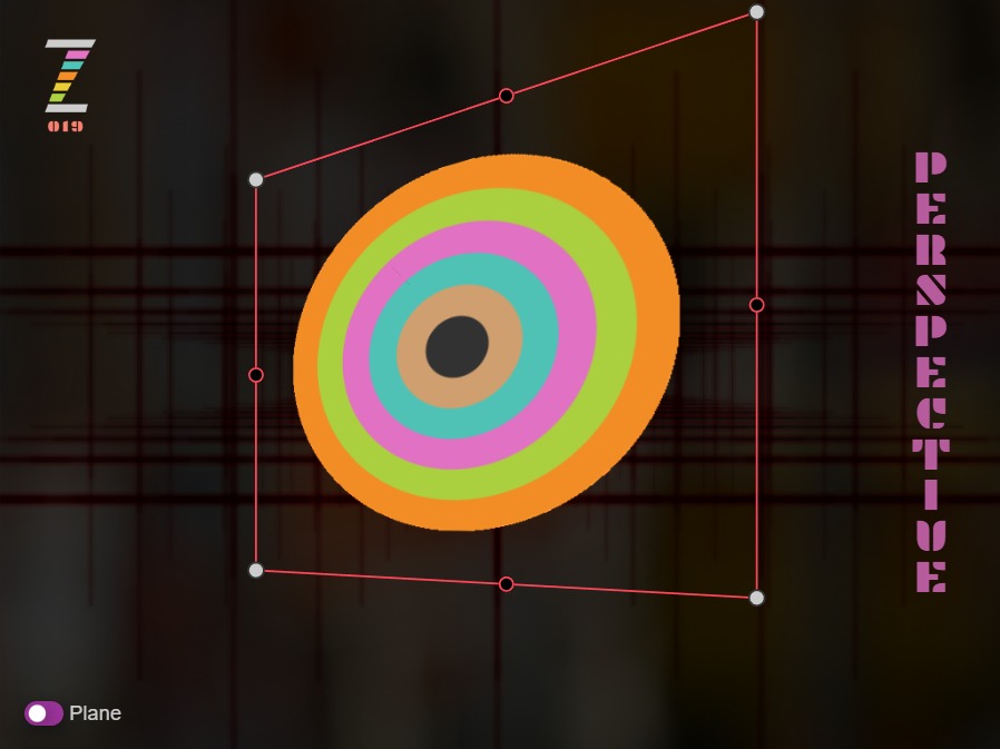 Zapp: <span style=color:#995599>019</span><br>ZIM 019 - Perspective! | ZIM JavaScript Canvas Framework - Code Creativity