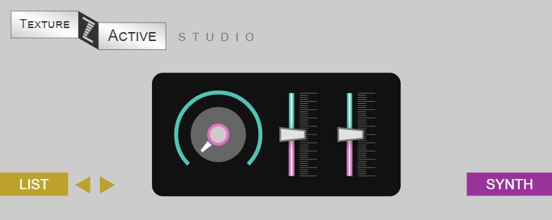 Zapp: <span style=color:#995599>TextureActive</span><br>Synth | ZIM JavaScript Canvas Framework - Code Creativity
