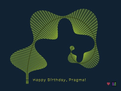 Zapp: Happy Birthday Pragma - Fern | ZIM JavaScript Canvas Framework - Code Creativity