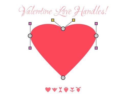 Zapp: Valentine Love Handles! | ZIM JavaScript Canvas Framework - Code Creativity