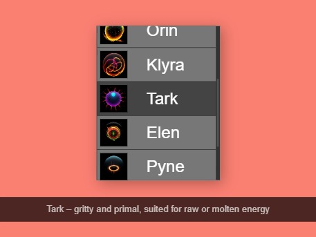 Zapp: Icons in List | ZIM JavaScript Canvas Framework - Code Creativity