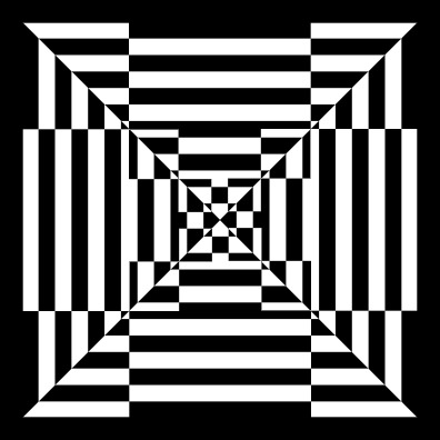 Zapp: <span style=color:#995599>Art</span><br>Black and White - Max Drekker remake | ZIM JavaScript Canvas Framework - Code Creativity