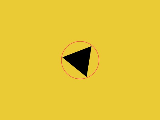 Zapp: Center registration of Triangle | ZIM JavaScript Canvas Framework - Code Creativity