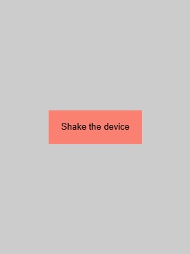 Zapp: Motion Sensors for Shake | ZIM JavaScript Canvas Framework - Code Creativity